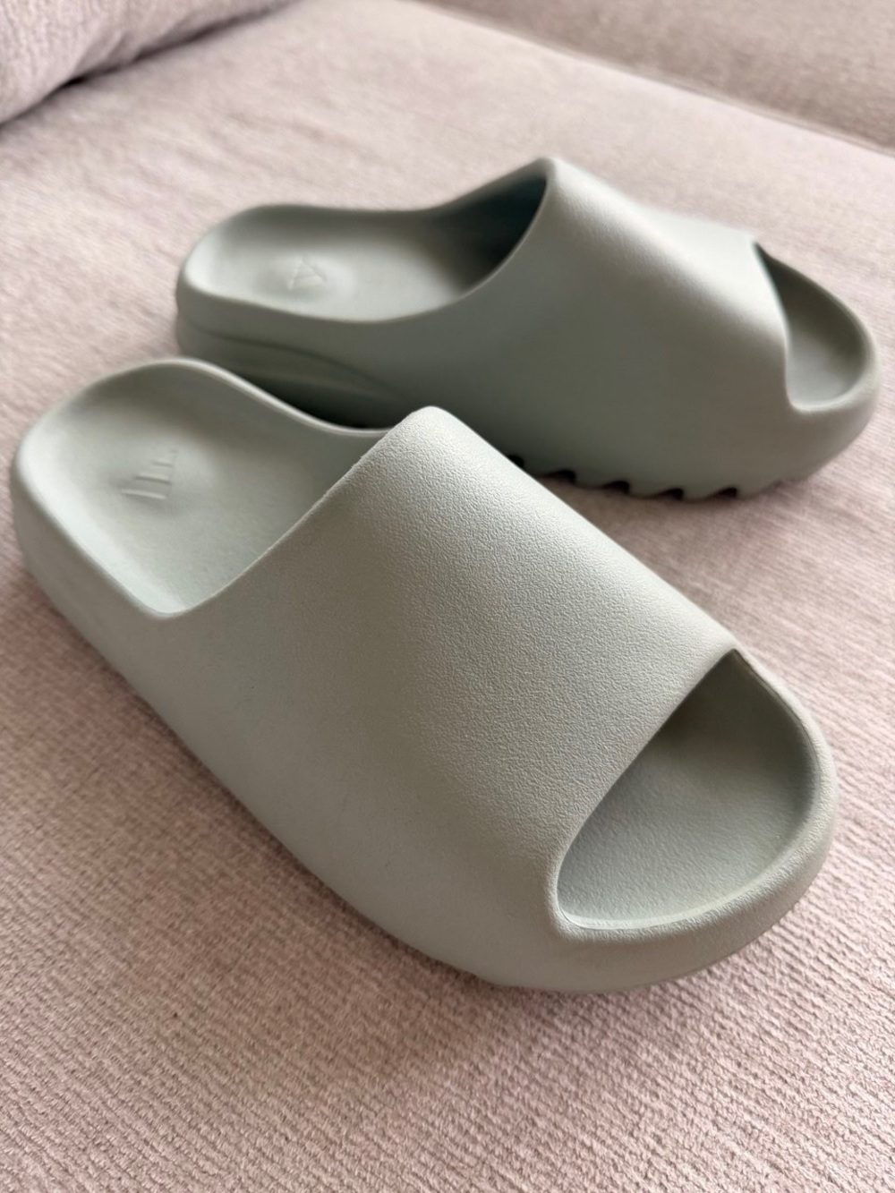 Yeezy Slide Sandals in Sage Green